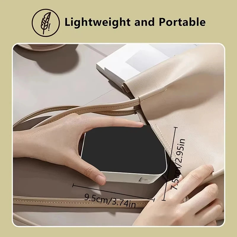 Marklife P15 Mini Portable Label Printer Smart Pocket Printer Thermal Adhesive Sticker Labeling Machine OT 3PK Label Paper NoInk