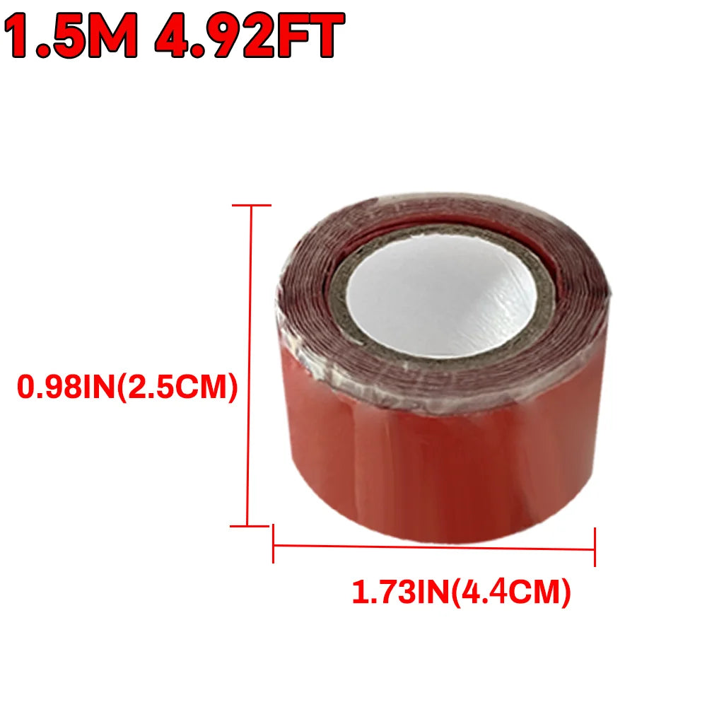 Multipurpose Waterproof Self Fusing Silicone Tape, for Pipe/Hose/Roof/ Auto/Marine Leak Repair, High Temp Resistant, Strong Seal