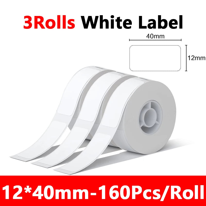 Marklife P15 Mini Portable Label Printer Smart Pocket Printer Thermal Adhesive Sticker Labeling Machine OT 3PK Label Paper NoInk