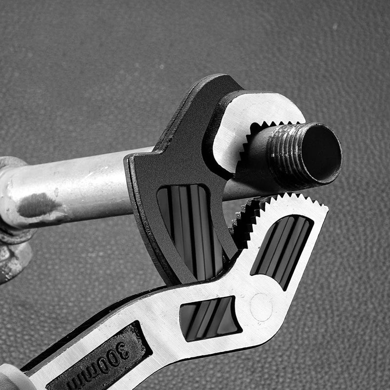 6/8/10/12 Inch Universal Multifunctional Self-Locking Wrench Fast Adjustable Wrench CR-V Bathroom Wrench Plumber Multi Hand Tool